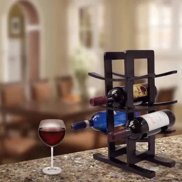 SORBUS Bamboo Wine Rack - Picture 5 of 6